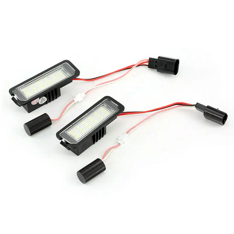 2x автомобиль светодиодный Подсветка регистрационного номера для VW Golf MK4 MK5 MK6 Passat
