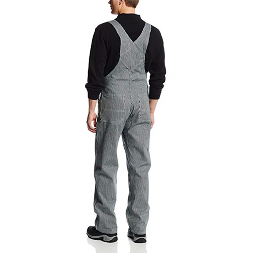 

Fashion Men Denim Overalls Full Length Trousers Male Jeans Jumpsuit Men Casual Jeans Overalls Pants Distressed Denim Bib Overall