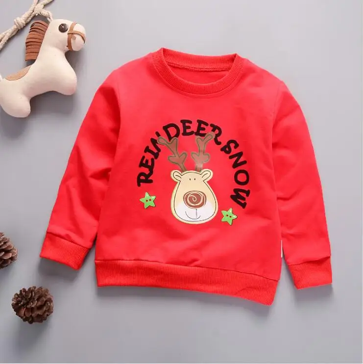 Футболка с длинными рукавами для мальчиков и девочек хлопковая мультяшным