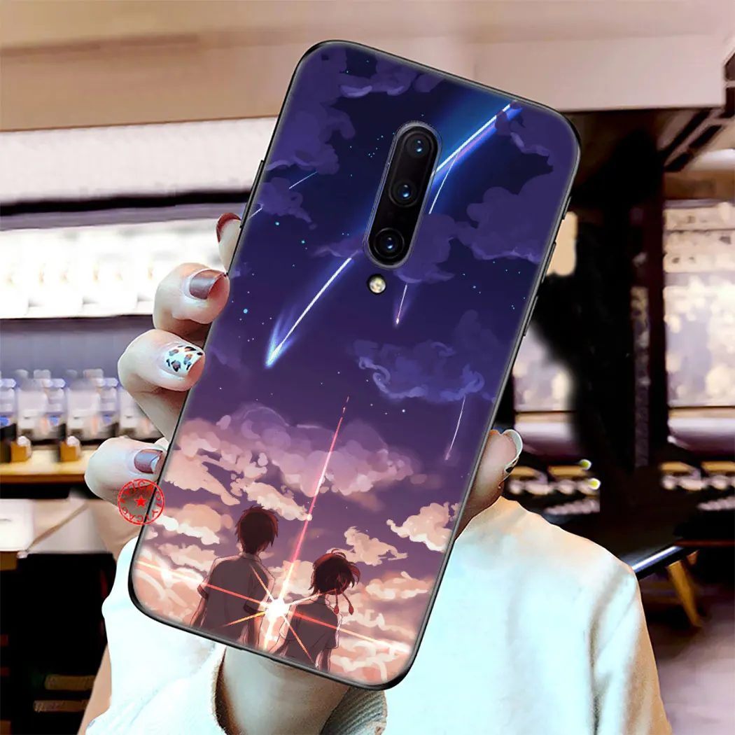 Anime your name Soft Silicone Case for oneplus 5 5t 6 6t 7 Pro Cover |