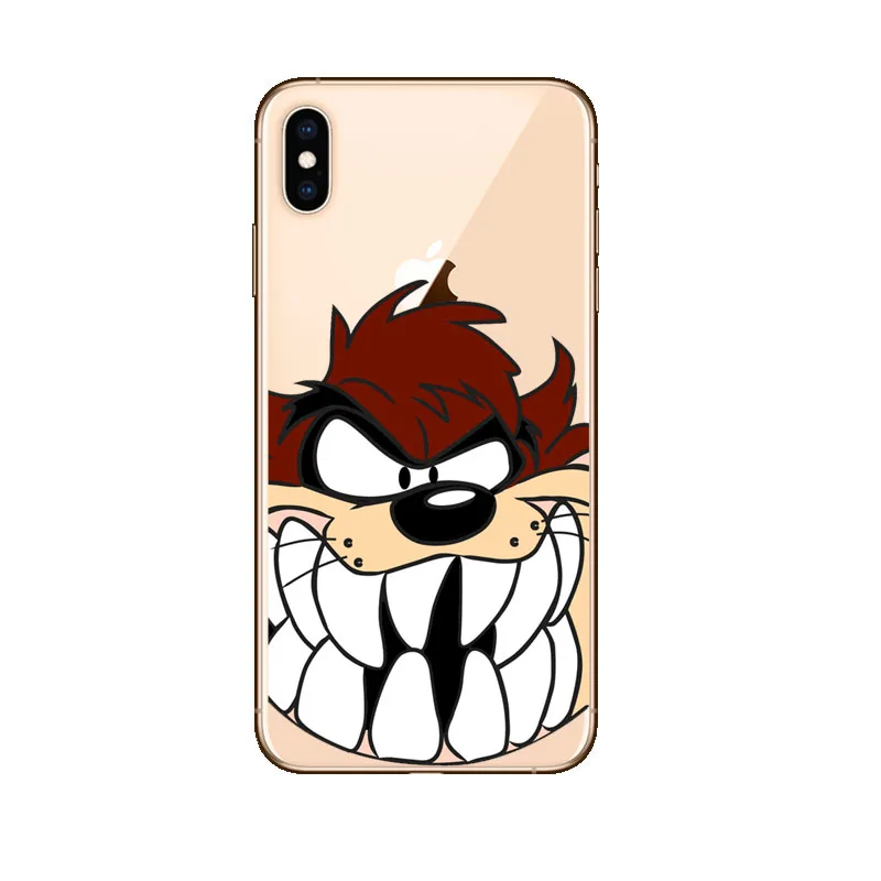 Bugs Bunny птичка Твити Даффи Дак Looney Tunes чехол тонкий мягкий TPU для телефона iphone XS MAX XR 7