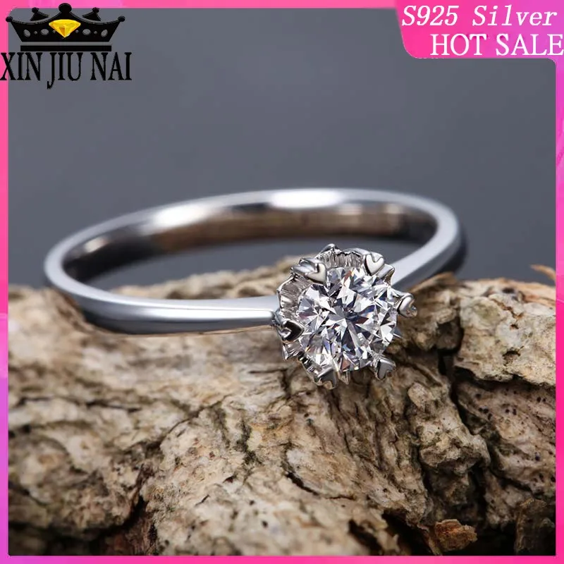 

Diamond ring simulation plated platinum one carat diamond ring refers to the wedding couples ring female wedding ring