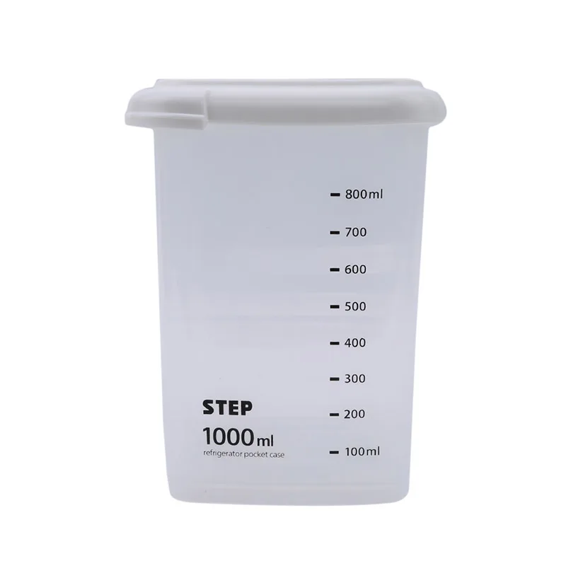 

High Quality Crisper Snack Box Tea Bean Grain Spice Food Grain Plastic Storage Box For Kitchen Fridge Container