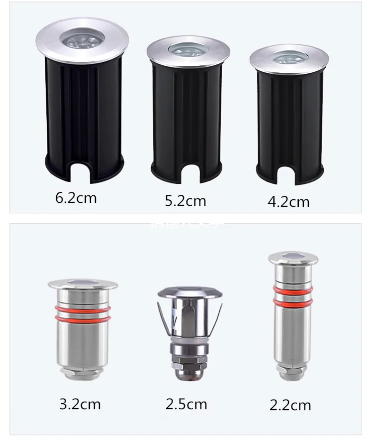 

Garden Lights Outdoor Ground Light Decking Leds IP68 Waterproof Light Mini Led Spot 12v 1W Terrace and Garden Decoration Terrace