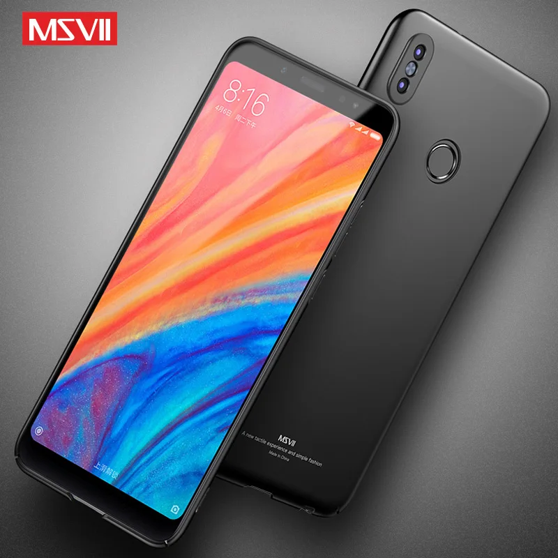 MSVII Чехлы для Xiaomi Redmi Note 5 Pro Чехол кольцо тонкий матовый металлический