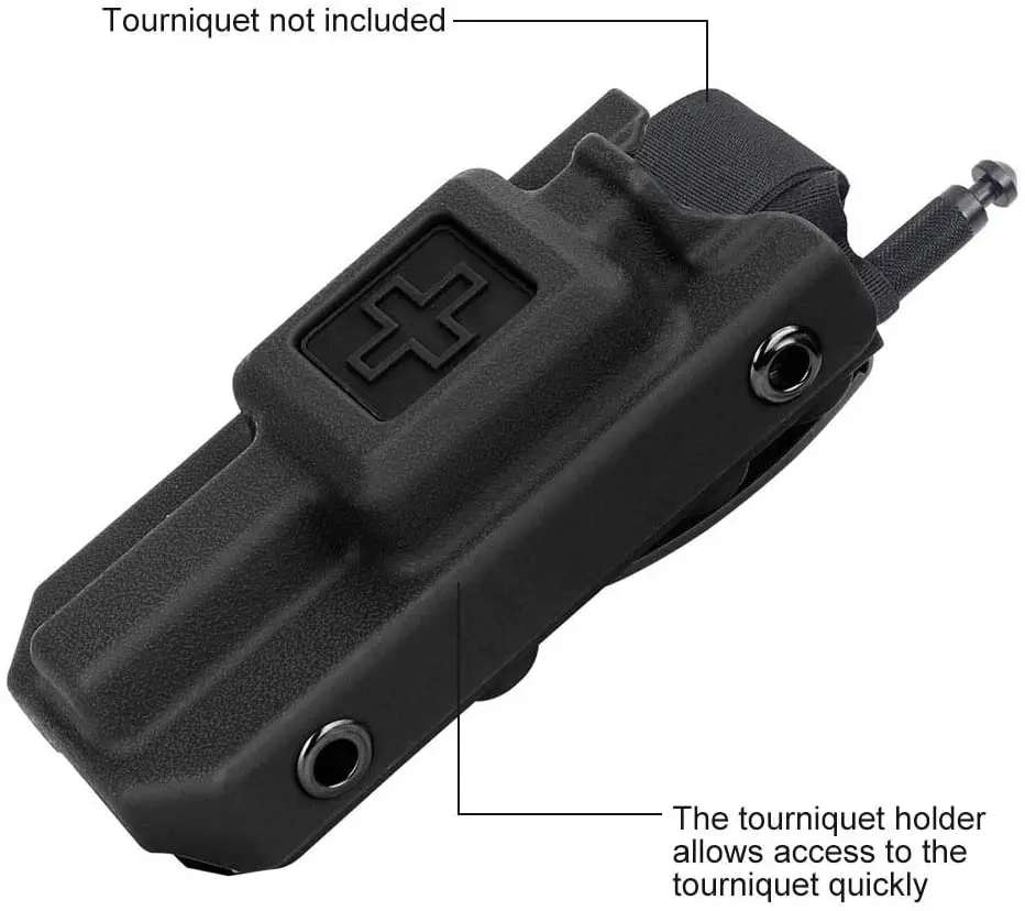 Тактический бокс для хранения жгута спасательный вращающийся быстрого