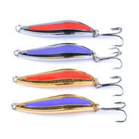 1 piece of bait metal rotating rotating spoon sequined hard bait hook bait fishing tackle artificial bait