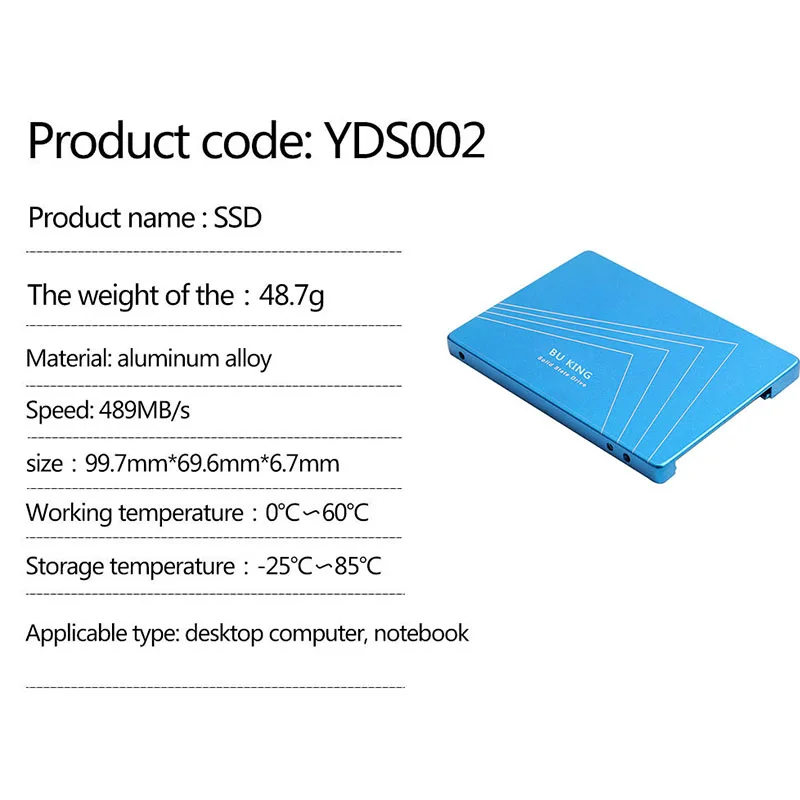 

SSD HDD 2.5 Inch SATA3 SSD Internal Solid State Hard Drive for Laptop Hard Disk Desktop PC