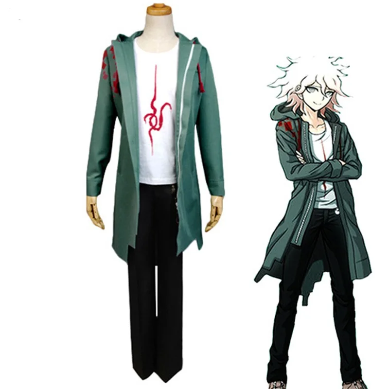 Парик для косплея Danganronpa Nagito Komaeda из искусственных волос триггер счастливый хаос