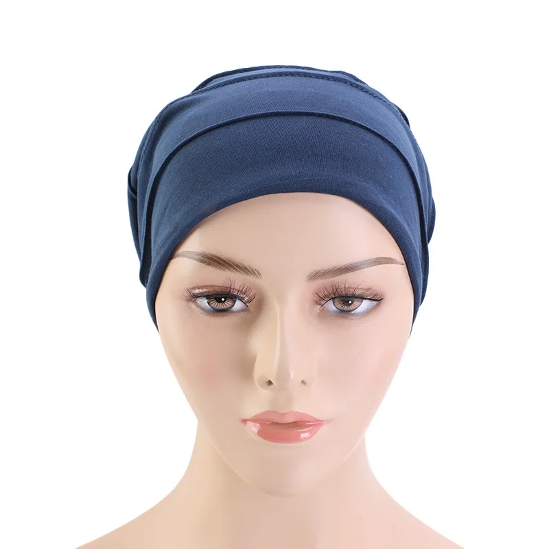 Новинка мусульманская женская эластичная облегающая шапочка для сна головной