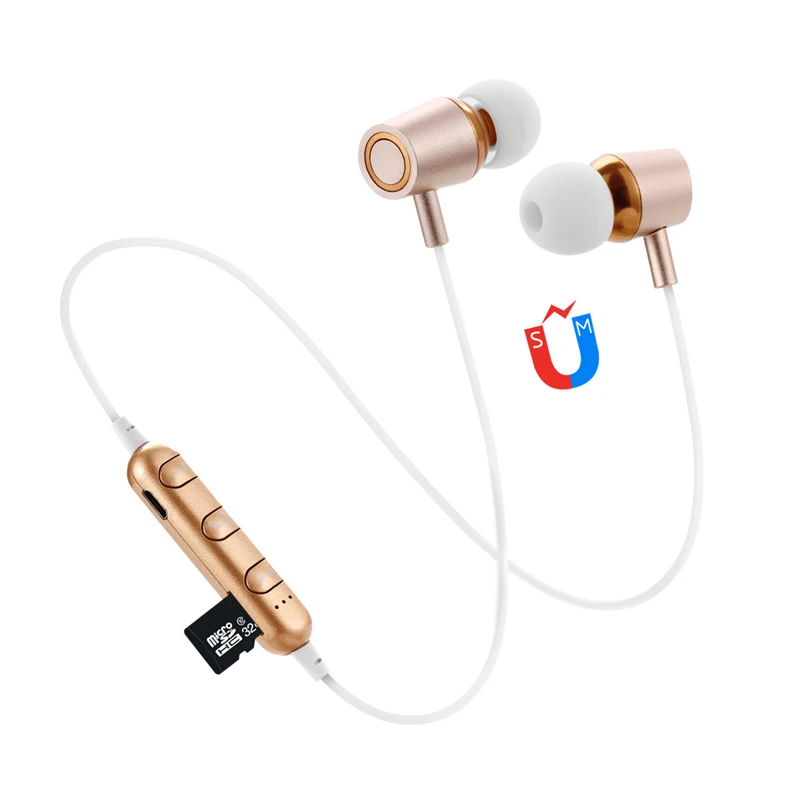 BGreen bluetooth-наушники для фитнеса Упражнения гарнитура Bluetooth Встроенный MP3 плеер
