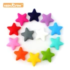 12 шт., силиконовые бусины-кубики для новорожденных