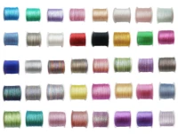 metallic thread string 0 4mm 6 strands 40 different colors for weaving jewelry makingbraceletdiy handmade crafts