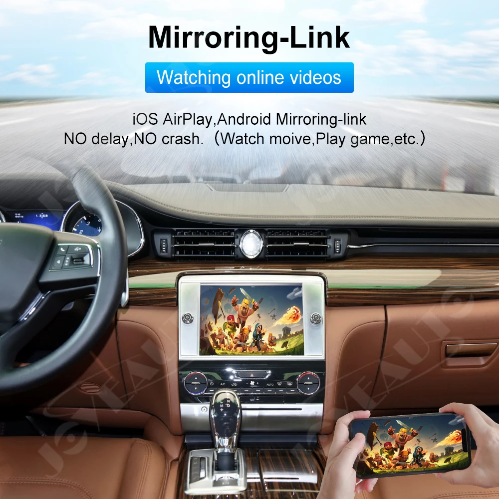 구매 JoyeAuto-무선 카플레이, 마세라티 지브리 콰트로포르테 2014 2015 2016 안드로이드 차량 애플 카플레이 모듈 박스 자동차 액세서리