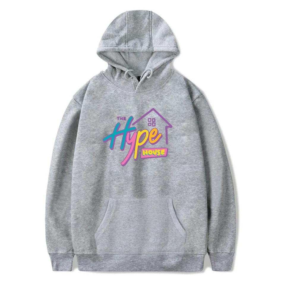 

The Hype House Hoodies Charli D'amelio Hooded Sweatshirts Men / Women Print Addison Rae Hoodies Children Hype House Hoodie