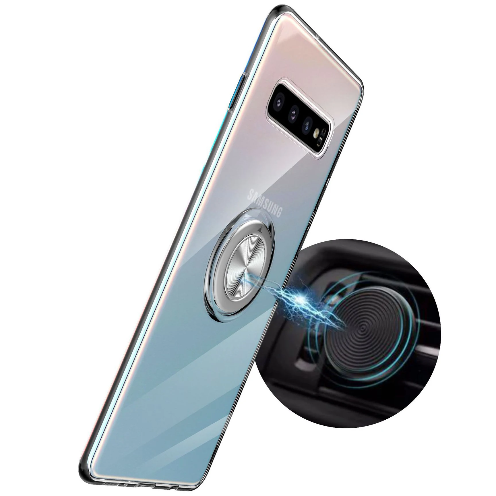 Case For Samsung S10 Plus S10e Silicone Soft Cover Galaxy M30 M20 Note 8 9 A7 A8 5G Magnetic |