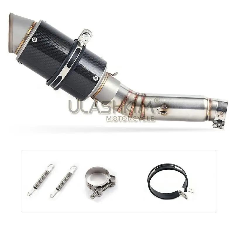 Выхлопная труба глушителя мотоцикла средняя без шнуровки для HONDA CBR400 CB500R CBR500R