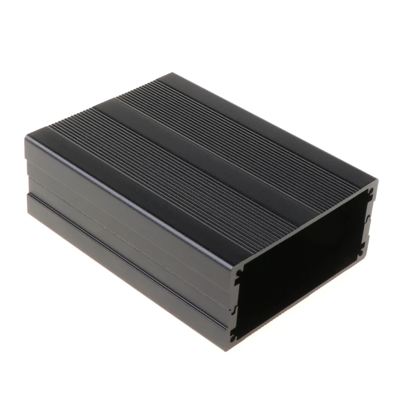 

Black 100x76x35mm Corrosion Resistant Aluminum Split Body Aluminum Box Enclosure Case Electronic DIY Project Box U4LB