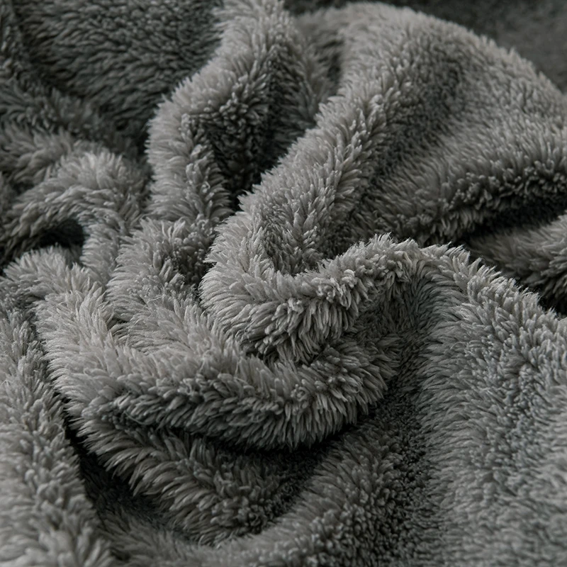 Толстые одеяла из микрофибры высокой плотности для кровати зимнее Флисовое