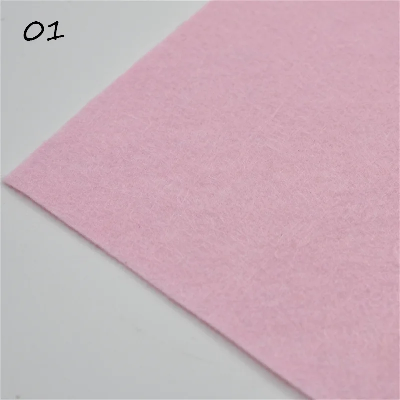 Felt 01 1 шт., ручная работа, фетровые цветы, ручная работа, для кукол, для валяния, шерсть 30/15 см, 60 цветов - Цвет: Felt 01