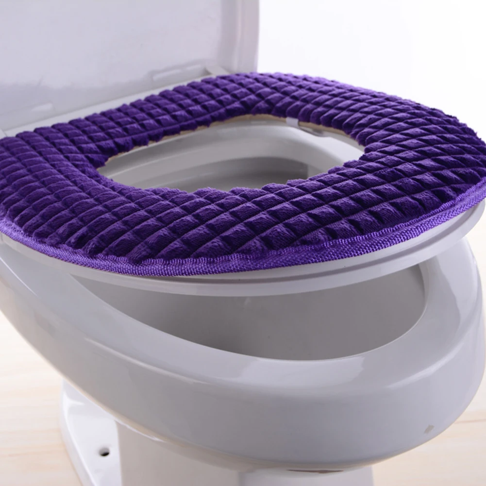 

Universal Warm Soft Washable Toilet Seat Cover Mat Set for Home Decor Closestool Mat Seat Case Toilet Lid Cover Accessories