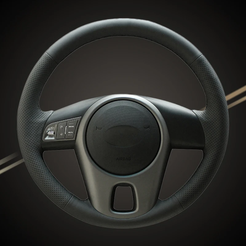 Оплетка на руль автомобиля для Kia Forte 2009-2014 Soul 2010-2013 Rio 2009-2011 чехлы автомобильные