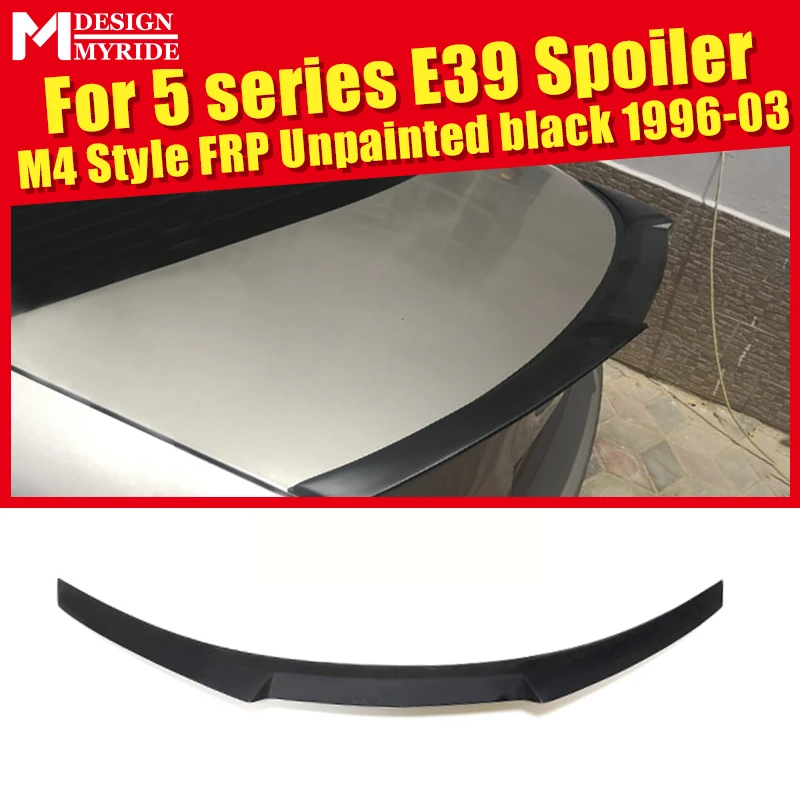 Спойлер для BMW E39 M4 Style High Kick FRP Неокрашенный праймер черный хвост крылья 5 Series 520i 530i