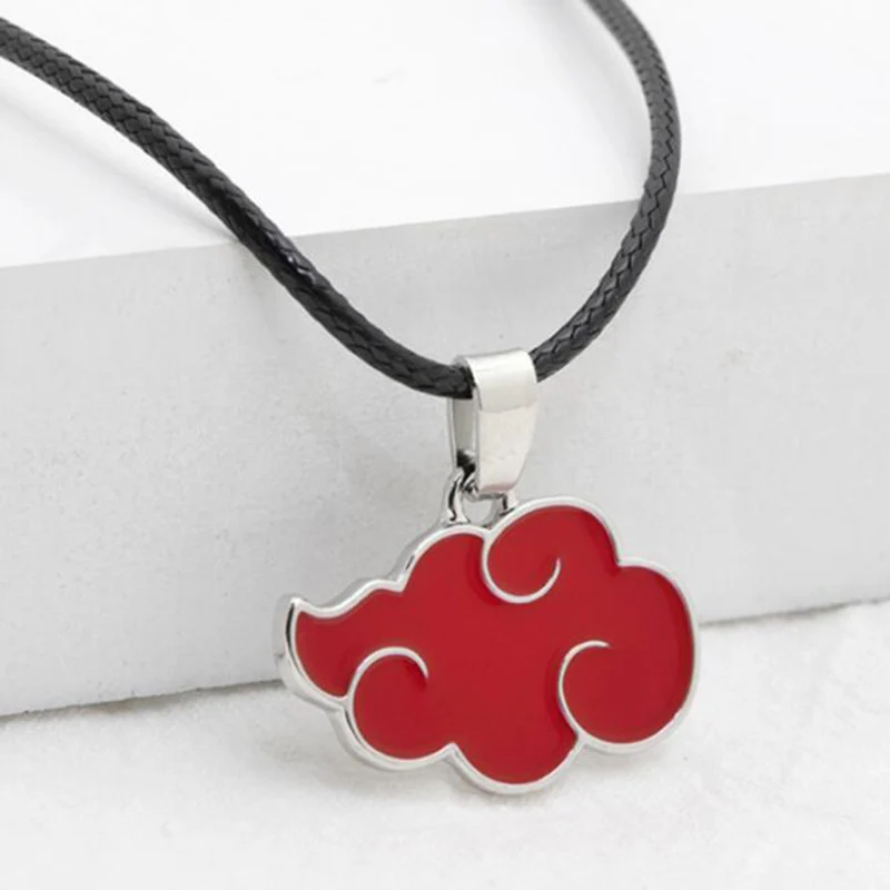 Ожерелье унисекс с подвеской организации Акацуки в стиле панк металлическое