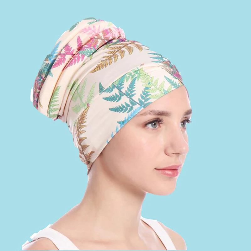 Классический цветочный принт мусульманский хиджаб шарф для женщин длинные