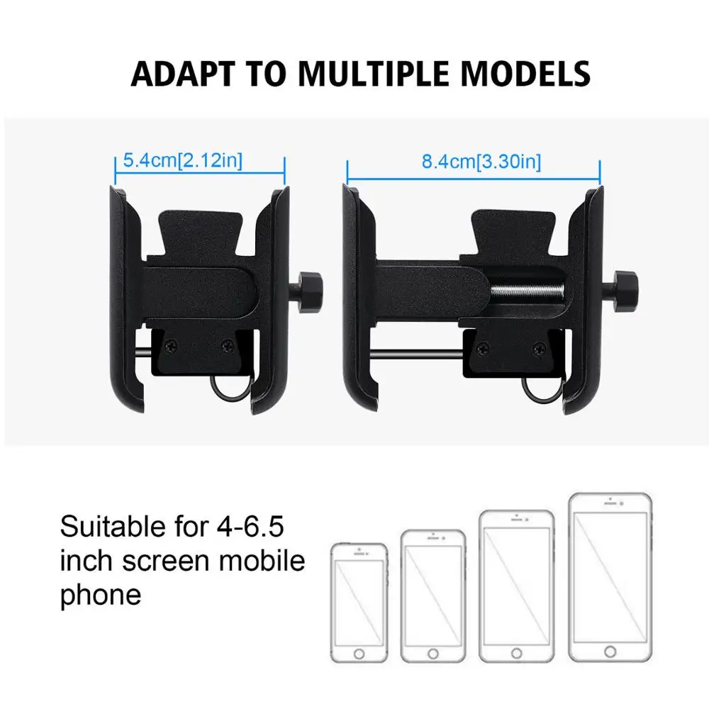 BuzzLee Phone Stand Holder With USB Charger Motorcycle Mobile Mount Bracket Handlebar Amount for iPhone X 11 | Мобильные телефоны и