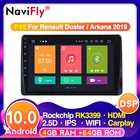 4G IPS DSP Android 10 автомобильный радиоприемник мультимедийный плеер для Renault Duster Arkana 2019 поддержка GPS-навигации WIFI DVR камера carplay