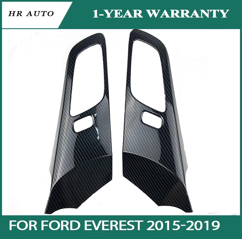 

Подходит для Ford Ranger Everest красного цвета, аксессуары для украшения рамок из углеродного волокна 2015 2016 2017 2018