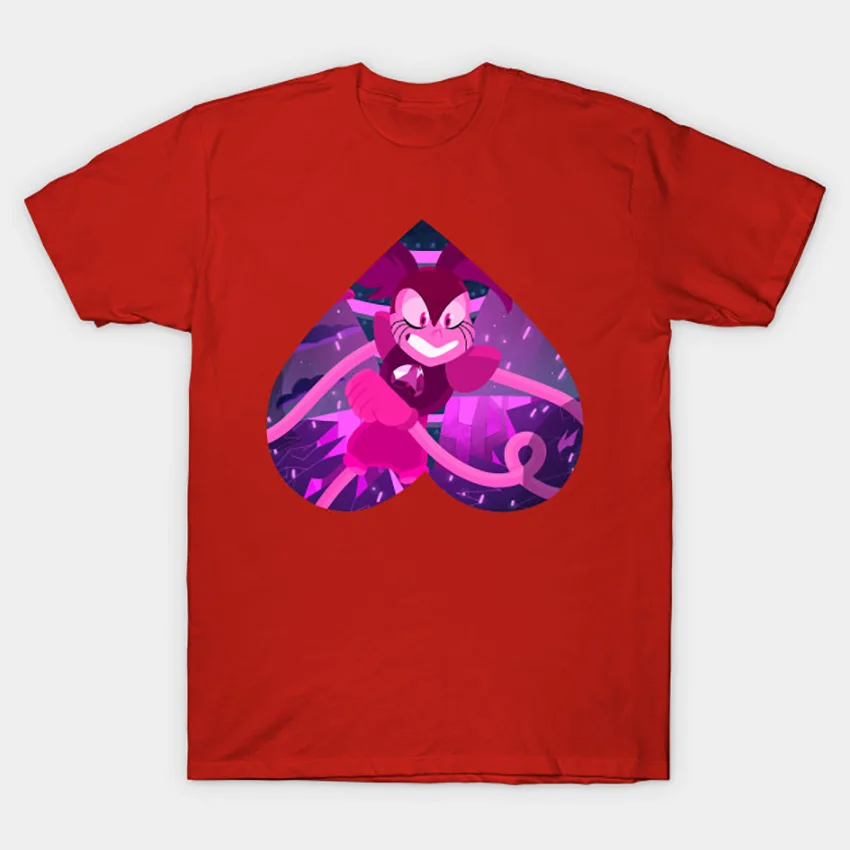 Spinel SU Movie футболка Steven Universe Футболка розовый бриллиант розовый кварц steven universe фильм Кристалл драгоценные камни шпинель