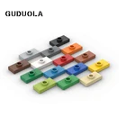 Строительный блок Guduola, специальная пластина 1x2 с 1 гвоздиком с пазами, 379415573 пластина, строительные детали MOC 130 шт.лот