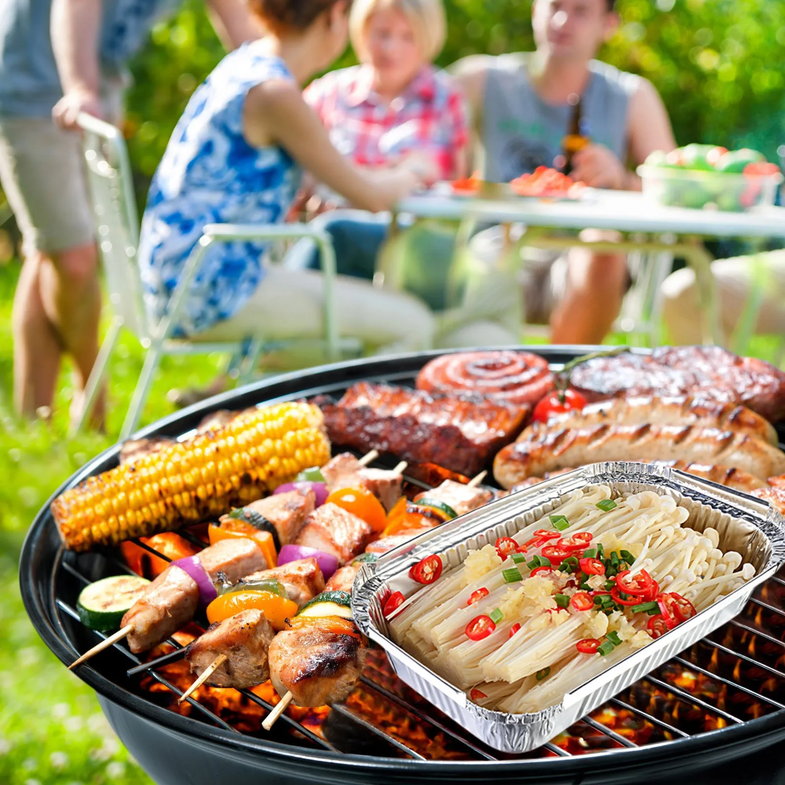 

Прямоугольный специальный Алюминий Фольга противень для барбекю бытовой смазка противни для выпечки Алюминий Фольга Еда лоток с контейнер...