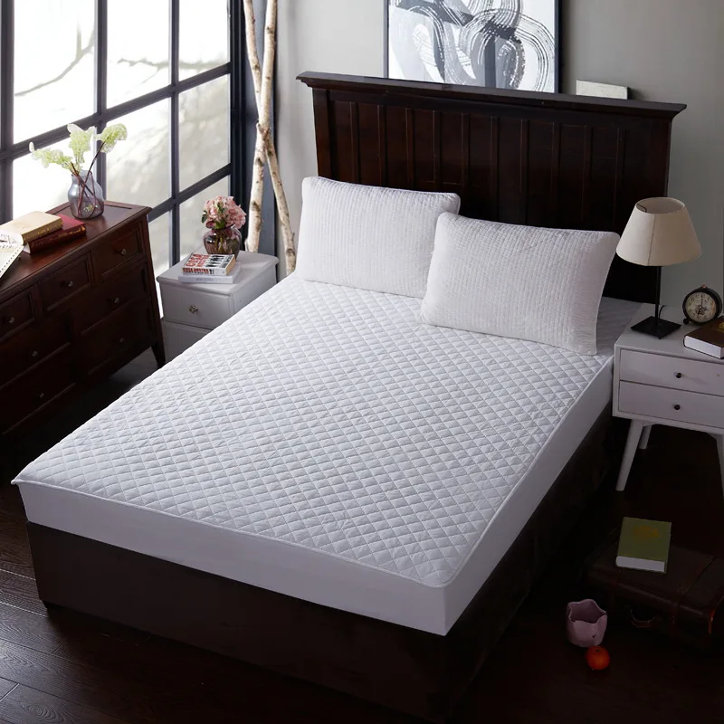 OLOEY-зима 100% хлопок простыня наматрасник четыре уголка с эластичной лентой