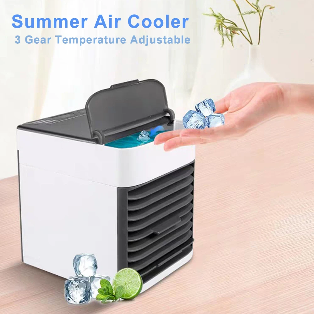 

Portable Air Conditioning Fan Multi-Function Mini Air Conditioner for Home Air Cooler Humidifier Purifier Travel Small USB Fan