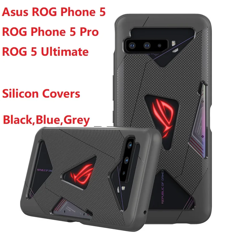 Чехол + закаленное стекло для ASUS ROG Phone 5 Pro мягкий гелевый Защитный матовый