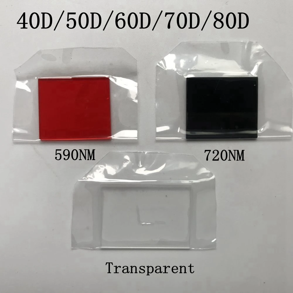 Для Canon 40D 50D 60D 70D 80D CCD CMOS датчик изображения инфракрасный ИК фильтр Refit 590nm 630NM 680NM