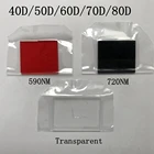 Для Canon 40D 50D 60D 70D 80D CCD CMOS датчик изображения инфракрасный ИК фильтр Refit 590nm 630NM 680NM 720NM прозрачный