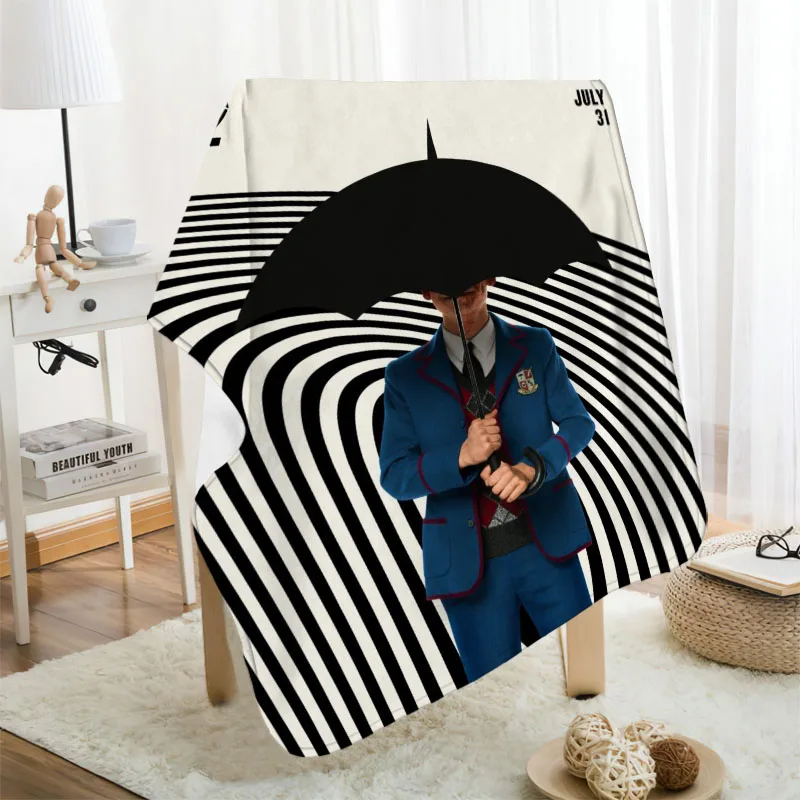 

Musife Custom The Umbrella Academy TV Blanket Super Soft Warm Flannel Fabric Blanket For Couch Throw Travel Adult Blanket