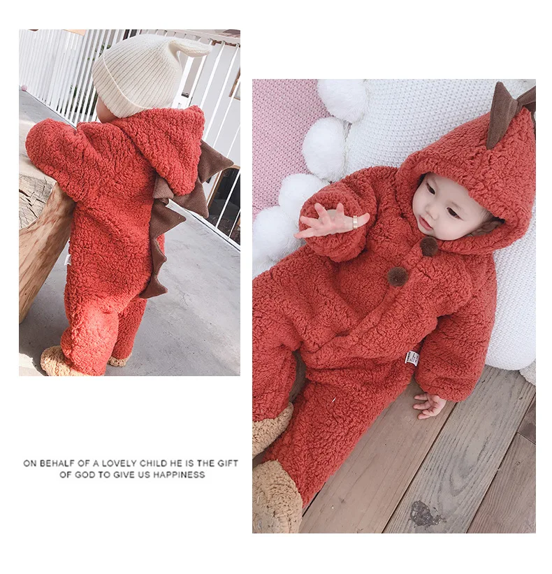 Куртка для новорожденных мальчиков и девочек пальто малышей зимняя Домашняя