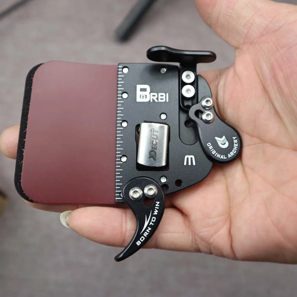 1 шт. Decut Barebow Tab коровья кожа палец вкладка защита оригинальный стрельба из лука
