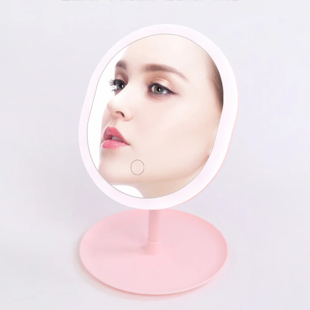 Светодиодный светильник для макияжа с зеркалом селфи лампа регулируемой
