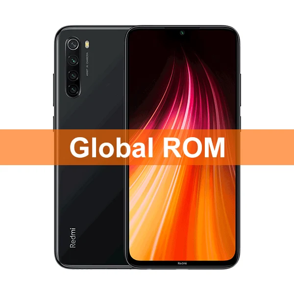 Смартфон Redmi Note 8 с глобальной ПЗУ, 6 ГБ, 128 ГБ, 48 МП, четыре камеры, Восьмиядерный процессор Snapdragon 665, FHD экран 6,3 дюйма, 4000 мА/ч, видео 18 Вт, 2,14 K - Цвет: Global ROM Black