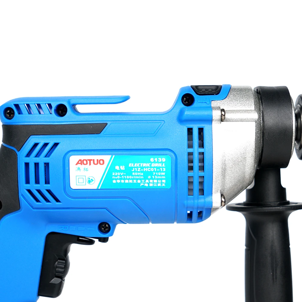 710 Вт 220 В Многофункциональный Электрический ударный набор ручная плоская дрель