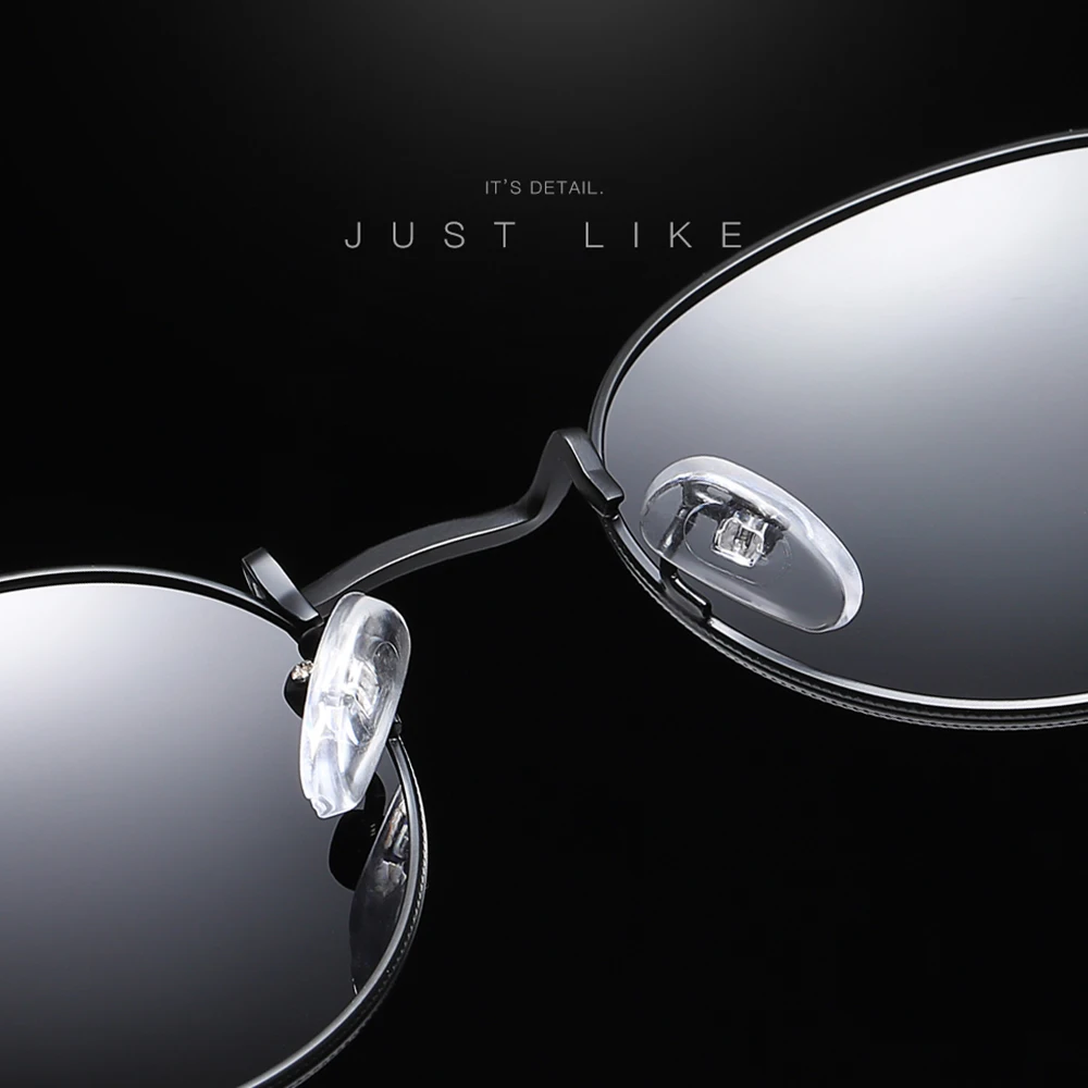 Новые Модные цветные поляризационные солнцезащитные очки трендовые в круглой