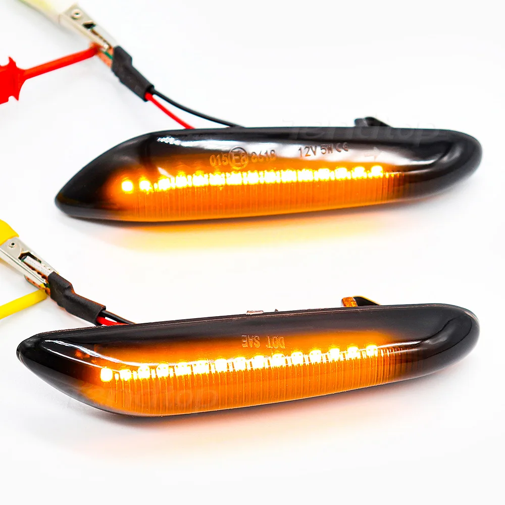 Светодиодный поворотник с динамическим потоком боковой габаритный фсветильник