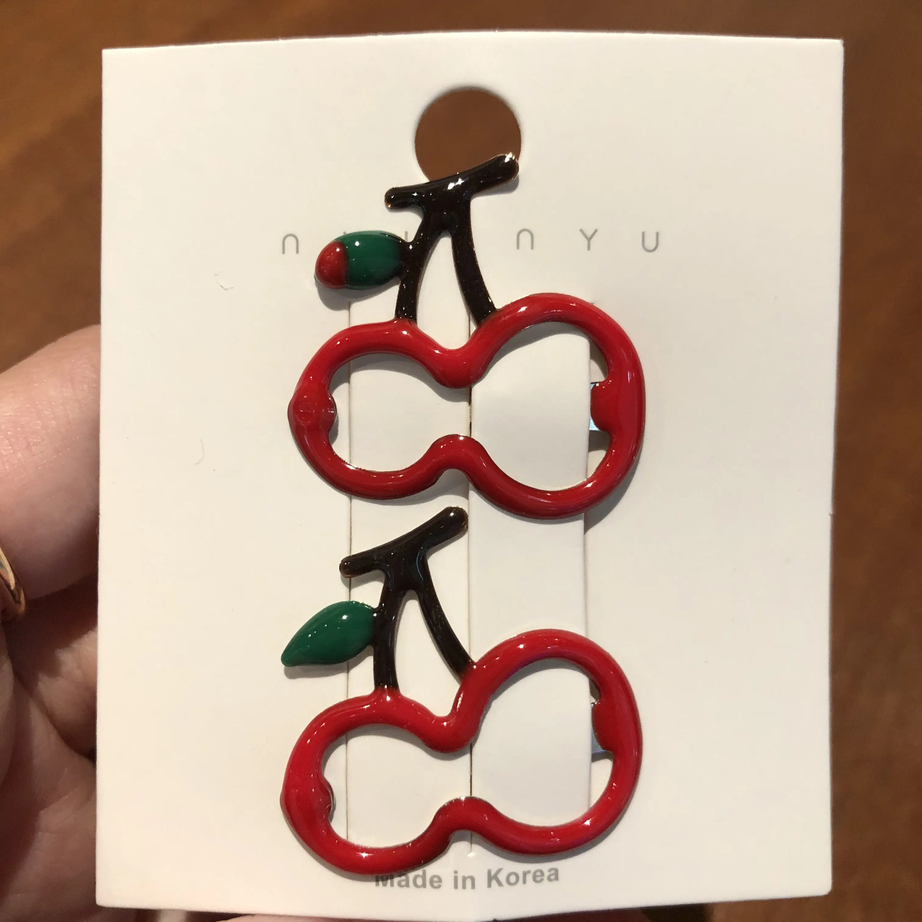 2 шт./лот новинка заколка для волос с фруктовым бананом принтом вишни