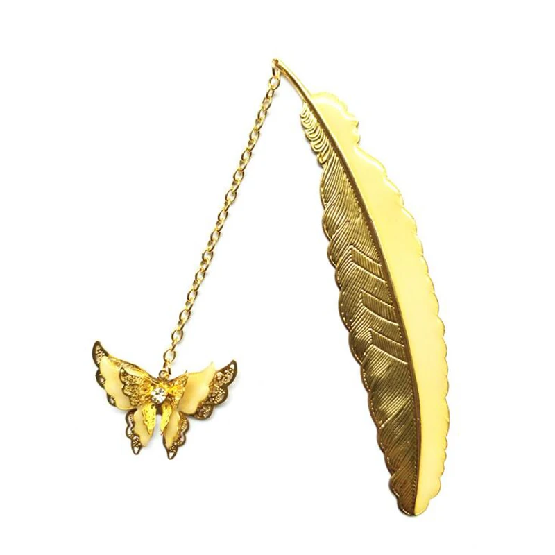 Маркеры для книг с бабочками светящаяся металлическая книга студенческий